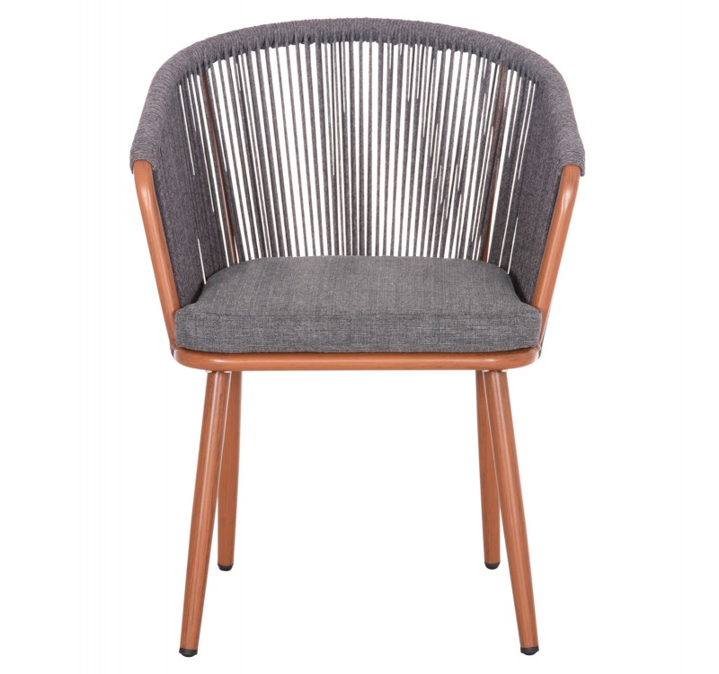 ΠΟΛΥΘΡΟΝΑ ΑΛΟΥΜΙΝΙΟΥ HARRIET HM5548.11 ΚΑΦΕ ΜΕ ΓΚΡΙ ΣΧΟΙΝΙ 60x62x80,5Υεκ