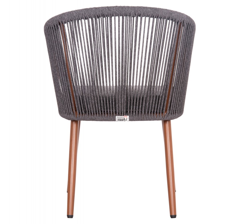 ΠΟΛΥΘΡΟΝΑ ΑΛΟΥΜΙΝΙΟΥ HARRIET HM5548.11 ΚΑΦΕ ΜΕ ΓΚΡΙ ΣΧΟΙΝΙ 60x62x80,5Υεκ