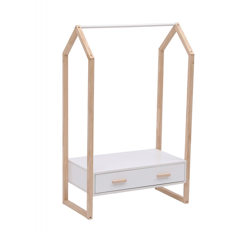 ΚΡΕΜΑΣΤΡΑ ΜΕ ΣΥΡΤΑΡΙ ΠΑΙΔΙΚH PEPE HM2492.03 ΜΕΛΑΜΙΝΗ-ΞΥΛΟ ΠΕΥΚΟΥ 80x40x125Υεκ