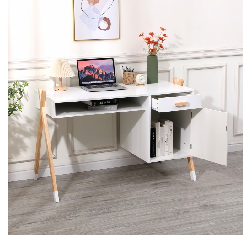 ΓΡΑΦΕΙΟ ΠΑΙΔΙΚΟ PASCHAL HM2496.03 ΜΕΛΑΜΙΝΗ-ΞΥΛΟ ΠΕΥΚΟΥ 120x55x75Υεκ