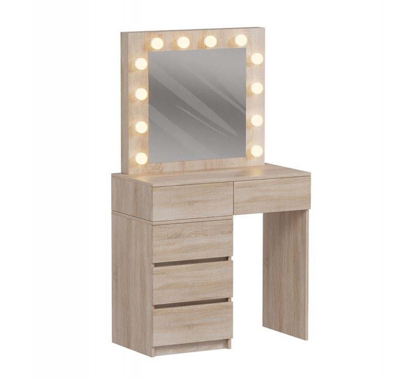 ΤΟΥΑΛΕΤΑ ΜΕ ΦΩΤΙΣΜΟ LED & ΣΥΡΤΑΡΙΑ BEYON HM2500.01 ΜΕΛΑΜΙΝΗ ΣΕ SONAMA 112.5x40.5x140Υεκ.