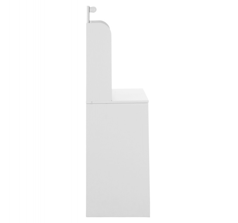 ΤΟΥΑΛΕΤΑ ΜΕ ΦΩΤΙΣΜΟ LED-ΡΑΦΙΑ-ΣΥΡΤΑΡΙΑ LAURYN HM2502.03 ΛΕΥΚΟ 108x40x140Υεκ