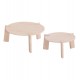 ΣΕΤ 2ΤΜΧ ΤΡΑΠΕΖΙΑ ΣΑΛΟΝΙΟΥ EQUIL HM9943.01 MDF ΜΕ ΜΕΛΑΜΙΝΗ-ΦΥΣΙΚΟ 66x66εκ + 87x87εκ