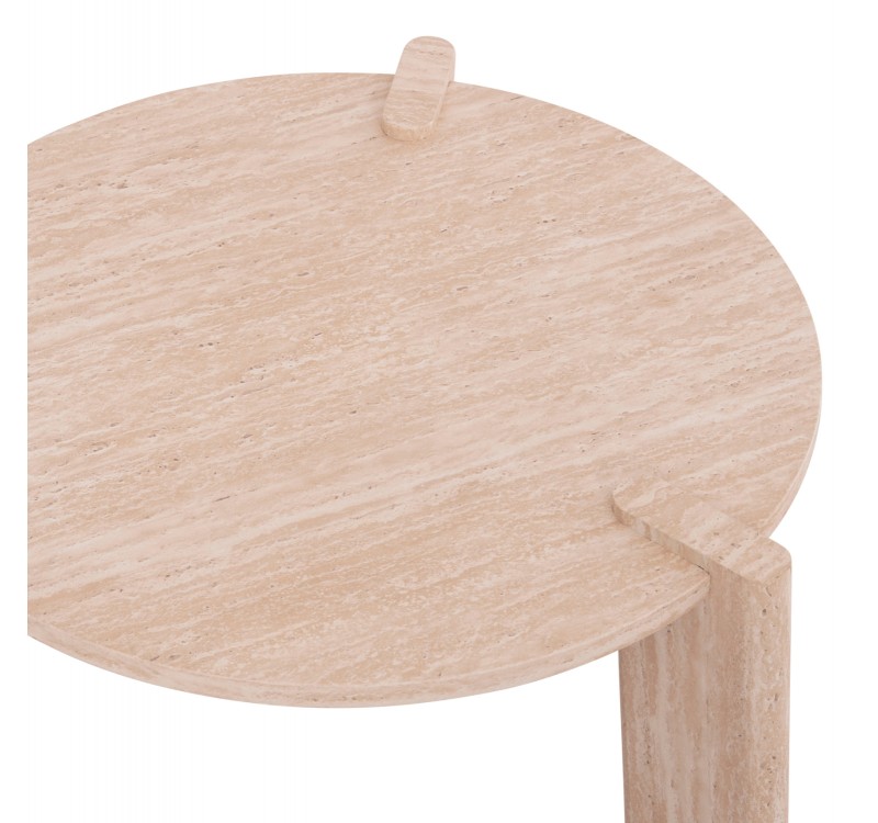 ΣΕΤ 2ΤΜΧ ΤΡΑΠΕΖΙΑ ΣΑΛΟΝΙΟΥ EQUIL HM9943.01 MDF ΜΕ ΜΕΛΑΜΙΝΗ-ΦΥΣΙΚΟ 66x66εκ + 87x87εκ