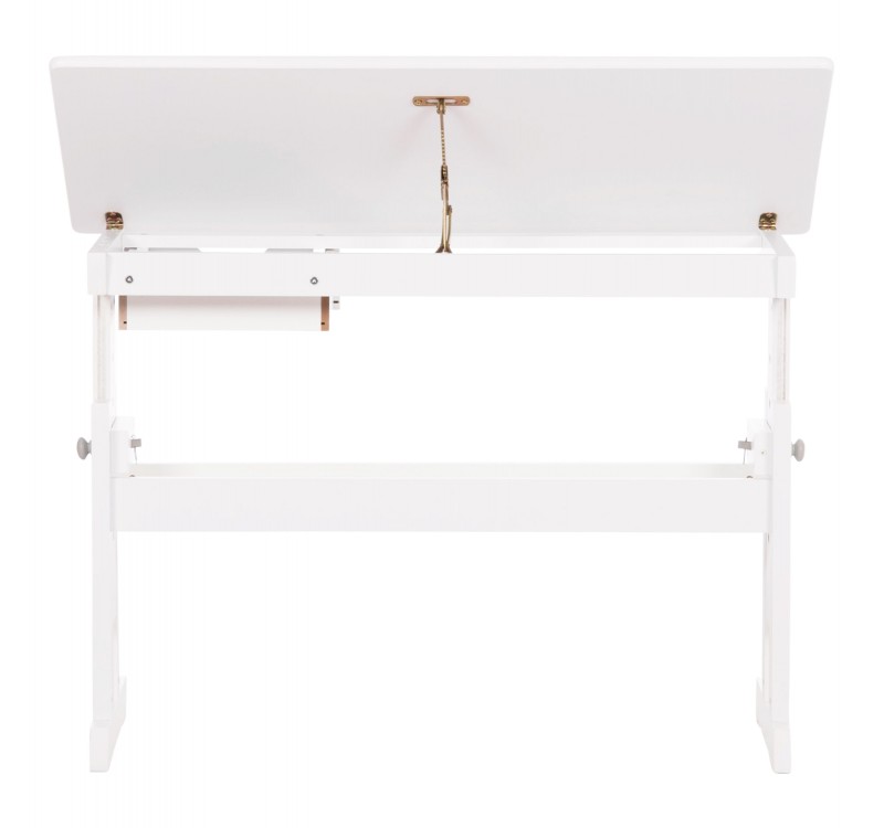 ΓΡΑΦΕΙΟ/ΣΧΕΔΙΑΣΤΗΡΙΟ ASCENT HM18289 MDF ΣΕ ΛΕΥΚΟ 109x55x87,5Υεκ