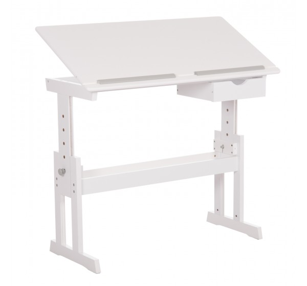 ΓΡΑΦΕΙΟ/ΣΧΕΔΙΑΣΤΗΡΙΟ ASCENT HM18289 MDF ΣΕ ΛΕΥΚΟ 109x55x87,5Υεκ