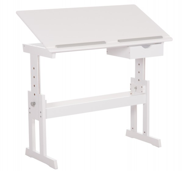 ΓΡΑΦΕΙΟ/ΣΧΕΔΙΑΣΤΗΡΙΟ ASCENT HM18289 MDF ΣΕ ΛΕΥΚΟ 109x55x87,5Υεκ