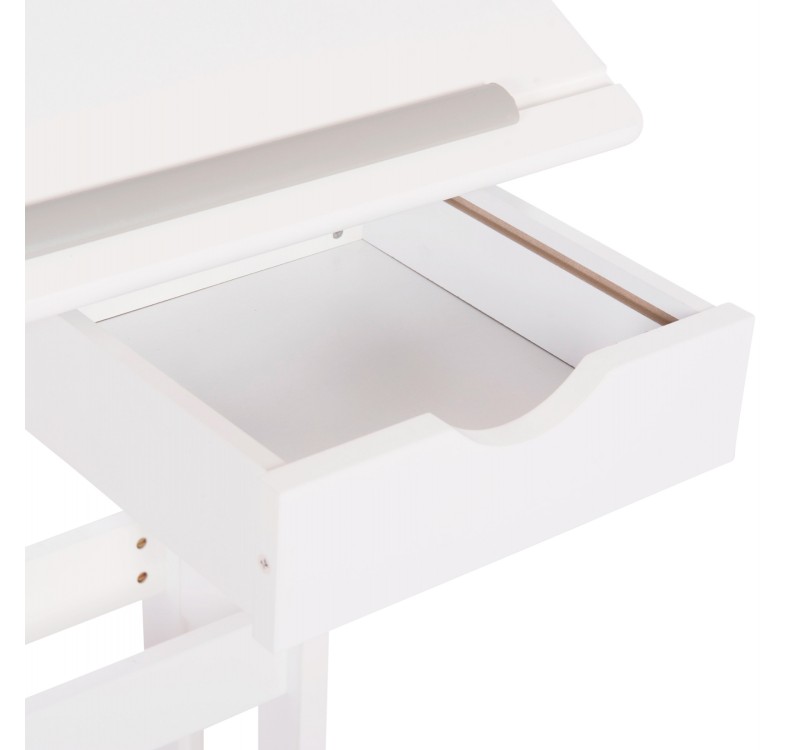ΓΡΑΦΕΙΟ/ΣΧΕΔΙΑΣΤΗΡΙΟ ASCENT HM18289 MDF ΣΕ ΛΕΥΚΟ 109x55x87,5Υεκ