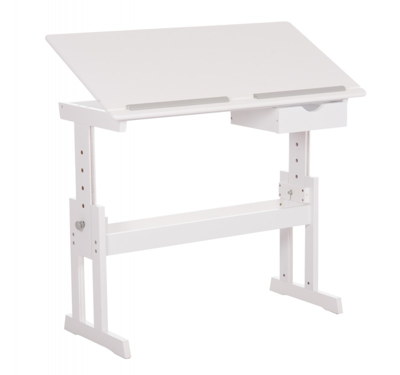 ΓΡΑΦΕΙΟ/ΣΧΕΔΙΑΣΤΗΡΙΟ ASCENT HM18289 MDF ΣΕ ΛΕΥΚΟ 109x55x87,5Υεκ