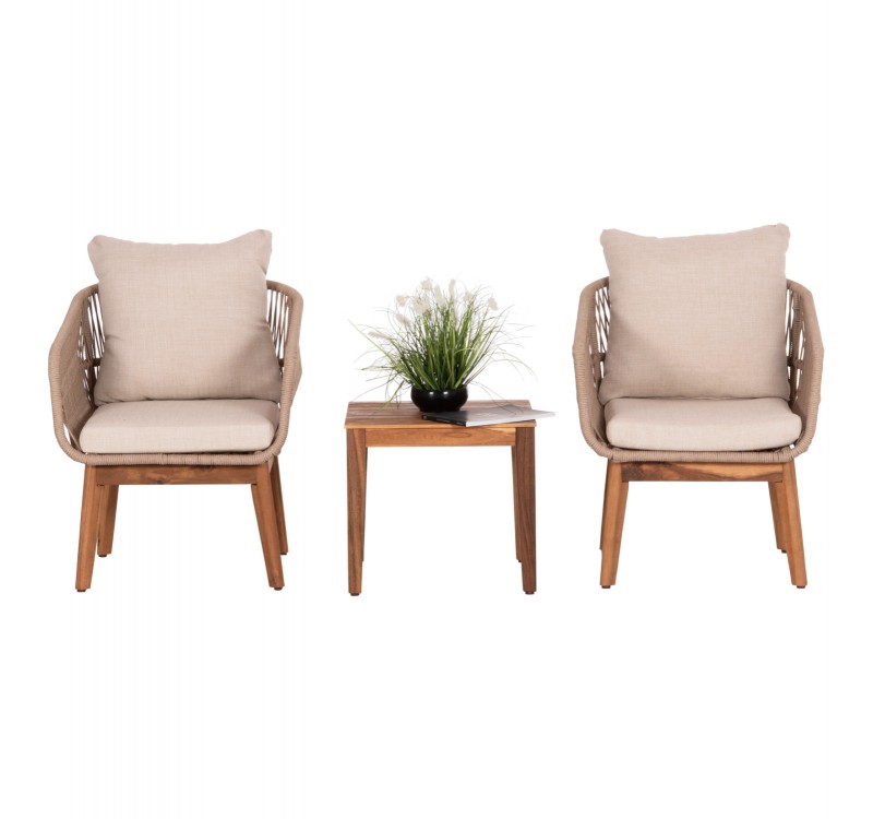 ΣΕΤ ΕΞΩΤΕΡΙΚΟΥ ΧΩΡΟΥ 3ΤΜΧ RUTH HM6229 ΞΥΛΟ ΑΚΑΚΙΑΣ--ΣΧΟΙΝΙ-ΜΕΤΑΛΛΟ-ΜΑΞΙΛΑΡΙΑ ΜΠΕΖ