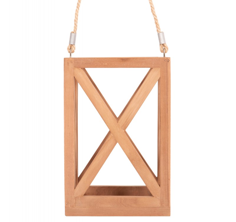 ΕΠΙΤΡΑΠΕΖΙΟ ΔΙΑΚΟΣΜΗΤΙΚΟ ΦΑΝΑΡΙ ΓΙΑ ΚΕΡΙ FENT HM4581 ΞΥΛΟ TEAK ΦΥΣΙΚΟ 20x20x30-58Υεκ.