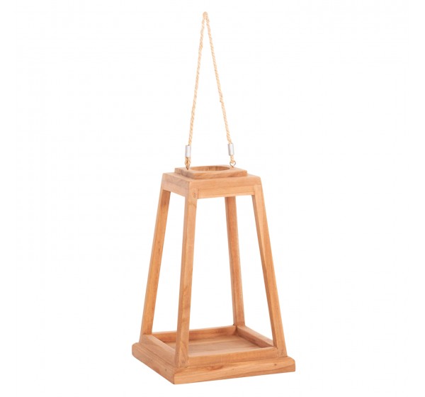 ΕΠΙΤΡΑΠΕΖΙΟ ΔΙΑΚΟΣΜΗΤΙΚΟ ΦΑΝΑΡΙ ΓΙΑ ΚΕΡΙ RAMI HM4584 ΞΥΛΟ TEAK ΦΥΣΙΚΟ 25x25x39-67Υεκ.