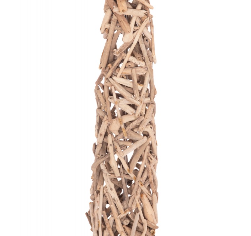 ΔΙΑΚΟΣΜΗΤΙΚΟ ΦΩΤΙΣΤΙΚΟ ΔΑΠΕΔΟΥ ALTAR HM4429 DRIFTWOOD--ΛΕΥΚΟ PVC Φ45x153Υεκ.