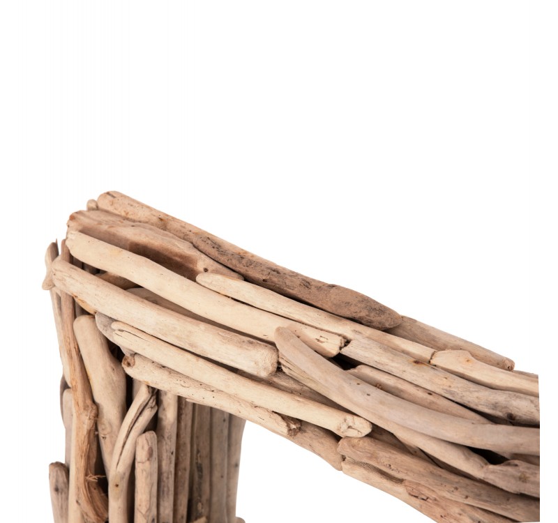 ΚΑΘΡΕΠΤΗΣ ΤΟΙΧΟΥ TWIGS HM4440 DRIFTWOOD ΣΕ ΦΥΣΙΚΟ ΧΡΩΜΑ 62x10x82Υεκ.