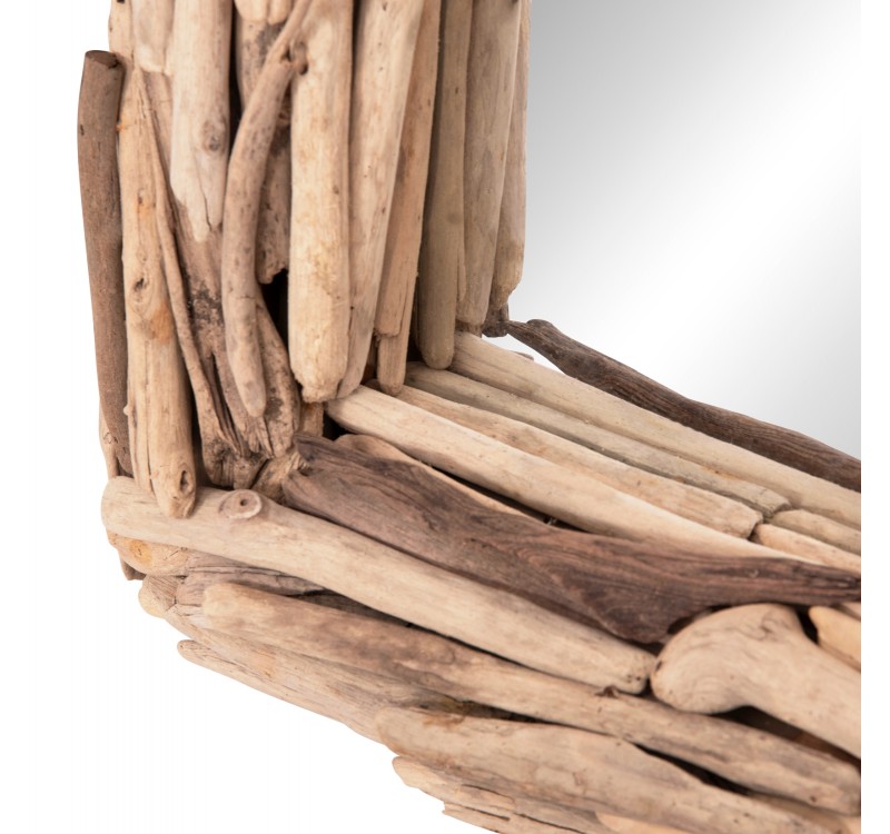 ΚΑΘΡΕΠΤΗΣ ΤΟΙΧΟΥ TWIGS HM4440 DRIFTWOOD ΣΕ ΦΥΣΙΚΟ ΧΡΩΜΑ 62x10x82Υεκ.