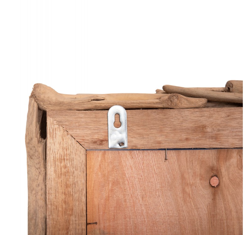 ΚΑΘΡΕΠΤΗΣ ΤΟΙΧΟΥ TWIGS HM4440 DRIFTWOOD ΣΕ ΦΥΣΙΚΟ ΧΡΩΜΑ 62x10x82Υεκ.