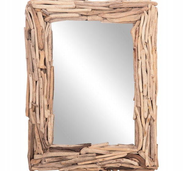 ΚΑΘΡΕΠΤΗΣ ΤΟΙΧΟΥ TWIGS HM4440 DRIFTWOOD ΣΕ ΦΥΣΙΚΟ ΧΡΩΜΑ 62x10x82Υεκ.