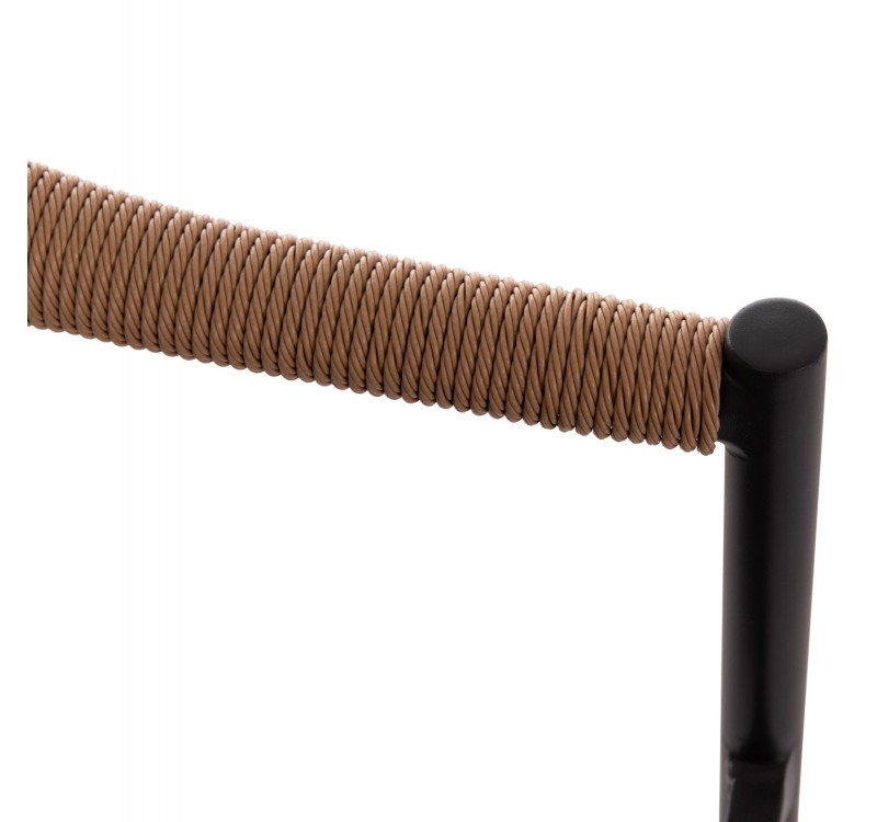 ΠΟΛΥΘΡΟΝΑ BERG HM6284.02 ΑΛΟΥΜΙΝΙΟ & TEXTILENE ΣΚΟΥΡΟ ΓΚΡΙ--P.E.TWISTED RATTAN 55x56x79Υεκ