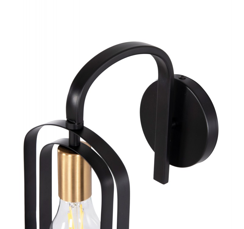 ΑΠΛΙΚΑ ΤΟΙΧΟΥ BIUT HM7443.11 ΜΕΤΑΛΛΟ ΣΕ ΜΑΥΡΟ--ΧΡΥΣΟ ΝΤΟΥΙ 16x19x38Υεκ.