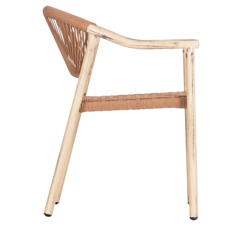 ΠΟΛΥΘΡΟΝΑ KERLY HM6050.01 ΑΛΟΥΜΙΝΙΟ ΧΡΩΜΑ ΔΡΥΟΣ-ΧΑΛΚΙΝΟ ΣΥΝΘΕΤΙΚΟ RATTAN 54x58,5x76Υ