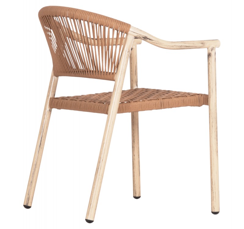 ΠΟΛΥΘΡΟΝΑ KERLY HM6050.01 ΑΛΟΥΜΙΝΙΟ ΧΡΩΜΑ ΔΡΥΟΣ-ΧΑΛΚΙΝΟ ΣΥΝΘΕΤΙΚΟ RATTAN 54x58,5x76Υ