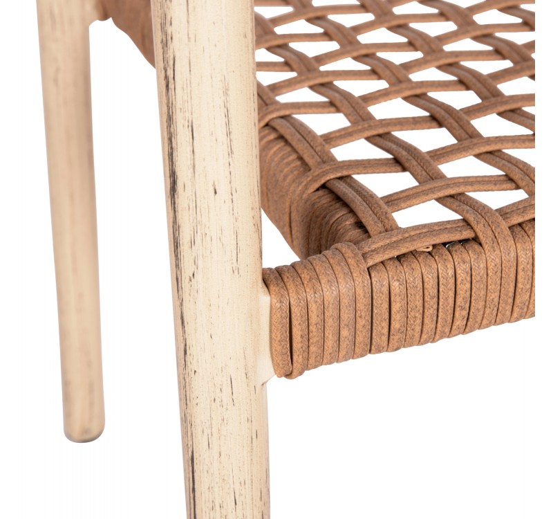 ΠΟΛΥΘΡΟΝΑ KERLY HM6050.01 ΑΛΟΥΜΙΝΙΟ ΧΡΩΜΑ ΔΡΥΟΣ-ΧΑΛΚΙΝΟ ΣΥΝΘΕΤΙΚΟ RATTAN 54x58,5x76Υ