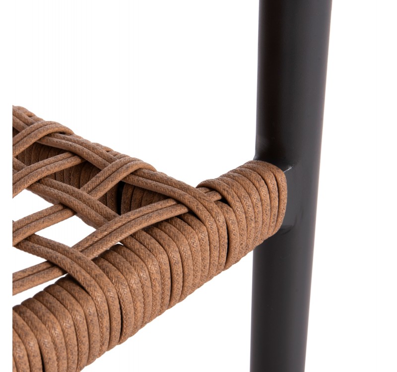 ΠΟΛΥΘΡΟΝΑ KERLY HM6050.10 ΑΛΟΥΜΙΝΙΟ ΣΚΟΥΡΟ ΓΚΡΙ--ΜΠΕΖ ΣΥΝΘΕΤΙΚΟ RATTAN 54x58,5x76Υεκ