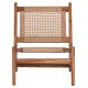 ΚΑΡΕΚΛΑ LOUNGE LUKILLA HM9913 ΞΥΛΟ TEAK ΣΕ ΦΥΣΙΚΟ--ΣΥΝΘ.ΣΧΟΙΝΙ ΜΠΕΖ 55,5x74x65Υεκ.