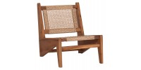 ΚΑΡΕΚΛΑ LOUNGE LUKILLA HM9913 ΞΥΛΟ TEAK ΣΕ ΦΥΣΙΚΟ--ΣΥΝΘ.ΣΧΟΙΝΙ ΜΠΕΖ 55,5x74x65Υεκ.