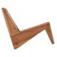 ΚΑΡΕΚΛΑ LOUNGE LUKILLA HM9913 ΞΥΛΟ TEAK ΣΕ ΦΥΣΙΚΟ--ΣΥΝΘ.ΣΧΟΙΝΙ ΜΠΕΖ 55,5x74x65Υεκ.