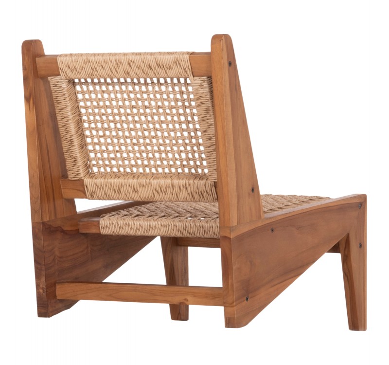 ΚΑΡΕΚΛΑ LOUNGE LUKILLA HM9913 ΞΥΛΟ TEAK ΣΕ ΦΥΣΙΚΟ--ΣΥΝΘ.ΣΧΟΙΝΙ ΜΠΕΖ 55,5x74x65Υεκ.