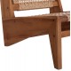 ΚΑΡΕΚΛΑ LOUNGE LUKILLA HM9913 ΞΥΛΟ TEAK ΣΕ ΦΥΣΙΚΟ--ΣΥΝΘ.ΣΧΟΙΝΙ ΜΠΕΖ 55,5x74x65Υεκ.