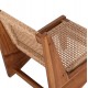 ΚΑΡΕΚΛΑ LOUNGE LUKILLA HM9913 ΞΥΛΟ TEAK ΣΕ ΦΥΣΙΚΟ--ΣΥΝΘ.ΣΧΟΙΝΙ ΜΠΕΖ 55,5x74x65Υεκ.