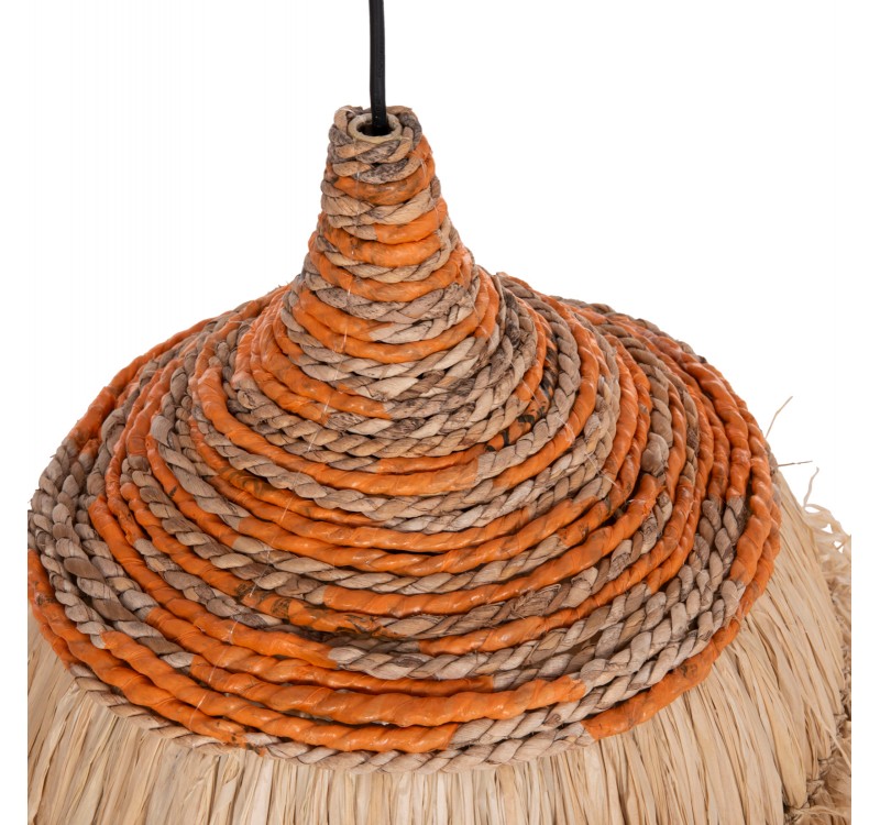 ΦΩΤΙΣΤΙΚΟ ΟΡΟΦΗΣ SIFO HM4714 ΚΑΠΕΛΟ ΙΝΕΣ SISAL & ΜΠΑΝΑΝΑΣ-ΦΥΣΙΚΟ & MIX Φ35x45Υεκ.