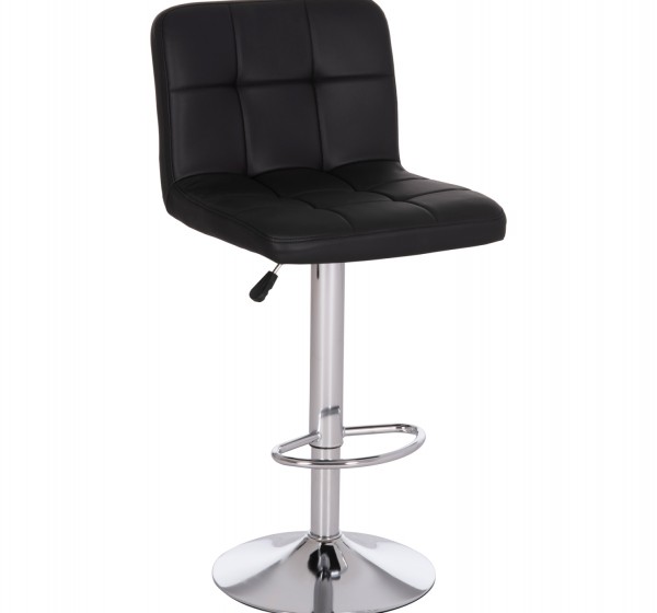 ΣΚΑΜΠΟ ΜΠΑΡ ΠΕΡΙΣΤΡΕΦΟΜΕΝΟ DIANA HM202.21 ΜΑΥΡΟ PU--ΜΕΤΑΛΛΟ ΧΡΩΜΙΟ 44x52x109Υεκ.