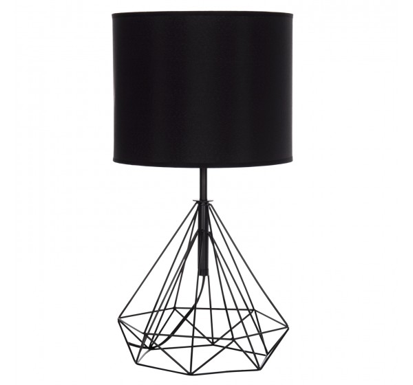 ΕΠΙΤΡΑΠΕΖΙΟ ΦΩΤΙΣΤΙΚΟ GEILO HM7416.11 ΜΑΥΡΟ ΜΕΤΑΛΛΙΚΟ--ΜΑΥΡΟ PVC ΚΑΠΕΛΟ Φ25x48,5Υεκ.