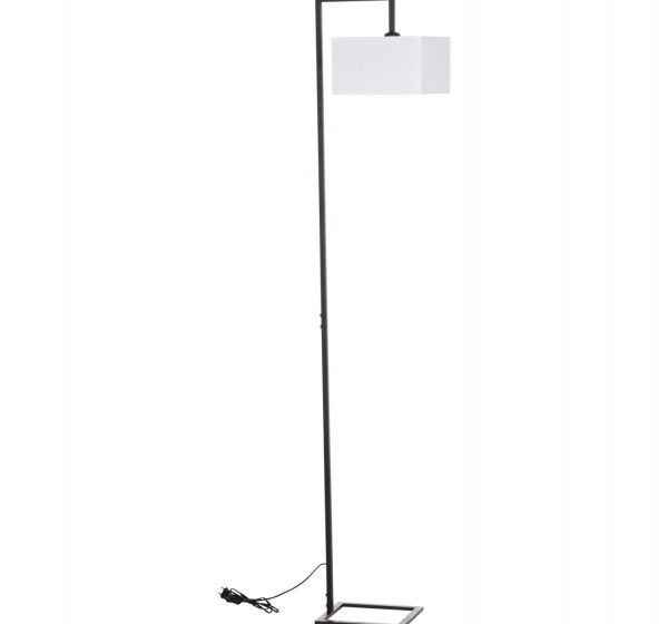 ΦΩΤΙΣΤΙΚΟ ΔΑΠΕΔΟΥ BRANS HM7532.11 ΜΕΤΑΛΛΟ ΜΑΥΡΟ--PVC ΛΕΥΚΟ ΚΑΠΕΛΟ 25x33x170Υεκ.