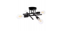 ΦΩΤΙΣΤΙΚΟ ΟΡΟΦΗΣ ΠΟΛΥΦΩΤΟ LIGHTY HM7428.11 ΜΕΤΑΛΛΟ ΣΕ ΜΑΥΡΟ 28x28x15Υεκ.