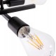 ΦΩΤΙΣΤΙΚΟ ΟΡΟΦΗΣ ΠΟΛΥΦΩΤΟ LIGHTY HM7428.11 ΜΕΤΑΛΛΟ ΣΕ ΜΑΥΡΟ 28x28x15Υεκ.