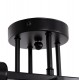 ΦΩΤΙΣΤΙΚΟ ΟΡΟΦΗΣ ΠΟΛΥΦΩΤΟ LIGHTY HM7428.11 ΜΕΤΑΛΛΟ ΣΕ ΜΑΥΡΟ 28x28x15Υεκ.