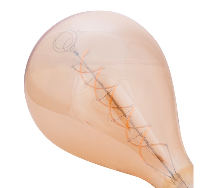 ΦΩΤΙΣΤΙΚΟ ΟΡΟΦΗΣ ΚΡΕΜΑΣΤΟ ΜΕ ΛΑΜΠΤΗΡΑ HM11928.01--ΣΧΟΙΝΙ 1m ΠΑΧΟΥΣ 2cm-ΝΤΟΥΙ Ε27