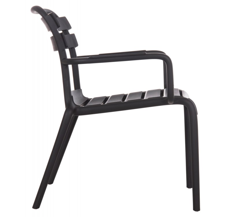 ΠΟΛΥΘΡΟΝΑ ΣΑΛΟΝΙΟΥ ΠΟΛΥΠΡΟΠΥΛΕΝΙΟΥ KORVER HM6333.02 ΜΑΥΡΗ 63.5x65x76Υεκ.