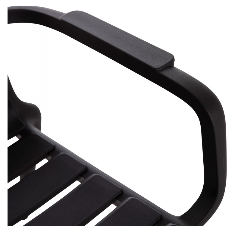 ΠΟΛΥΘΡΟΝΑ ΣΑΛΟΝΙΟΥ ΠΟΛΥΠΡΟΠΥΛΕΝΙΟΥ KORVER HM6333.02 ΜΑΥΡΗ 63.5x65x76Υεκ.