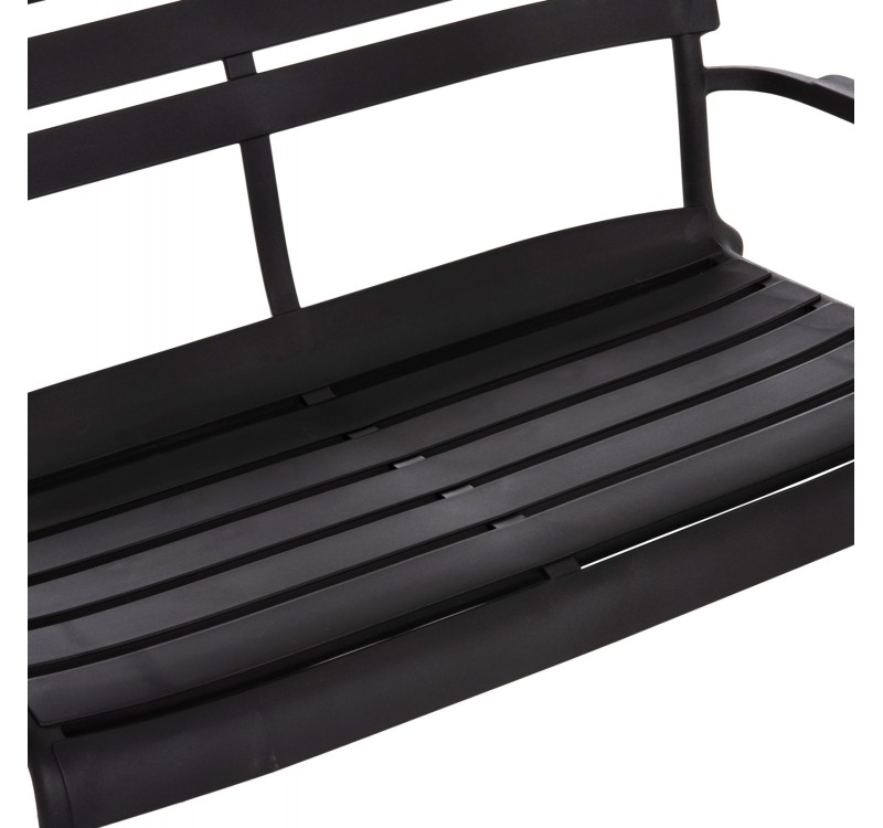 ΠΑΓΚΑΚΙ ΠΟΛΥΠΡΟΠΥΛΕΝΙΟΥ 2ΘΕΣΙΟ KORVER HM6332.02 ΜΑΥΡΟ 113x65x76Υεκ.