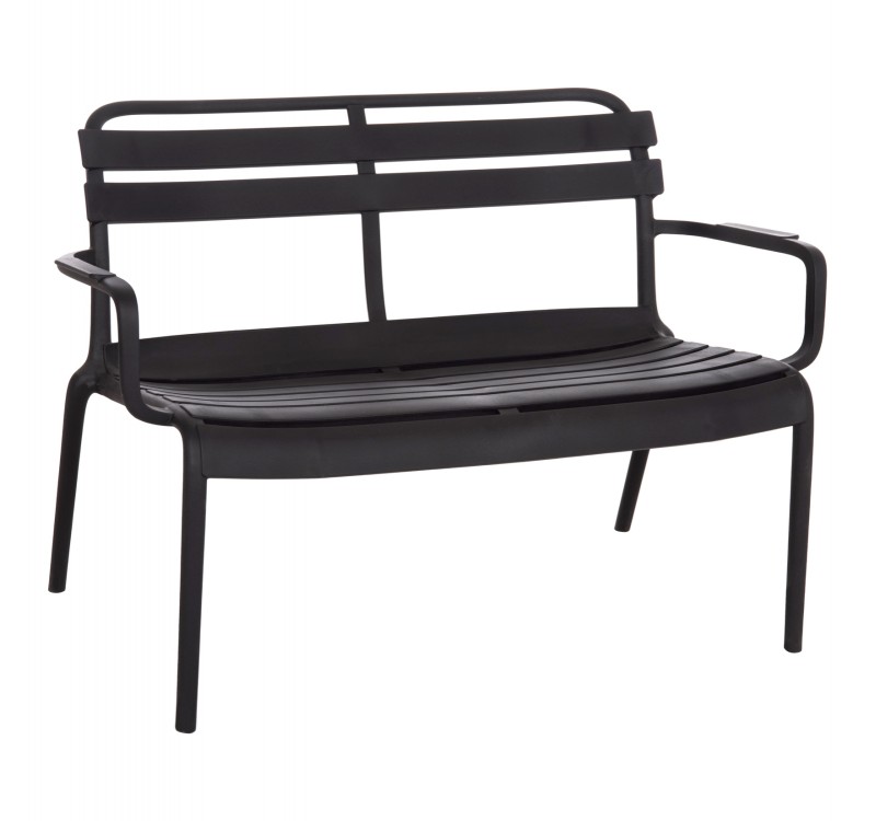 ΠΑΓΚΑΚΙ ΠΟΛΥΠΡΟΠΥΛΕΝΙΟΥ 2ΘΕΣΙΟ KORVER HM6332.02 ΜΑΥΡΟ 113x65x76Υεκ.