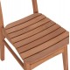 ΚΑΡΕΚΛΑ ΤΡΑΠΕΖΑΡΙΑΣ ΕΞ.ΧΩΡΟΥ ROBBIE HM18115 ΞΥΛΟ TEAK--ΦΥΣΙΚΟ 48x51x82Υεκ.