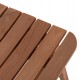 ΚΑΡΕΚΛΑ ΤΡΑΠΕΖΑΡΙΑΣ ΕΞ.ΧΩΡΟΥ ROBBIE HM18115 ΞΥΛΟ TEAK--ΦΥΣΙΚΟ 48x51x82Υεκ.