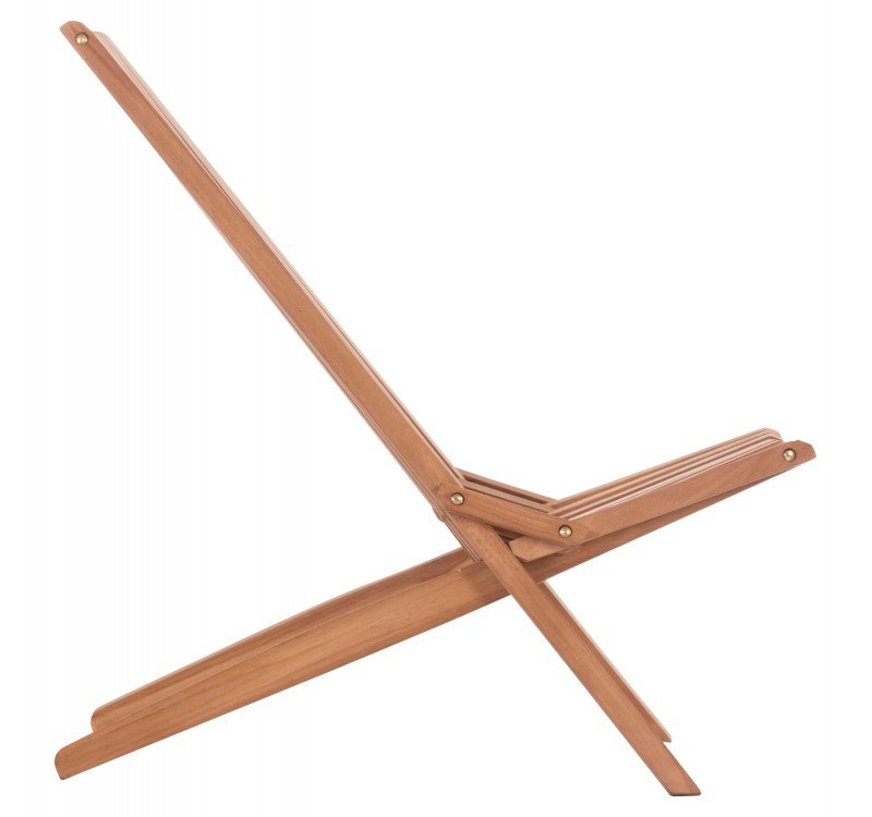ΠΟΛΥΘΡΟΝΑ LOUNGE ΠΤΥΣΣΟΜΕΝΗ SHIGAO HM18112 ΞΥΛΟ TEAK--ΦΥΣΙΚΟ 61x88.5x89Υεκ.