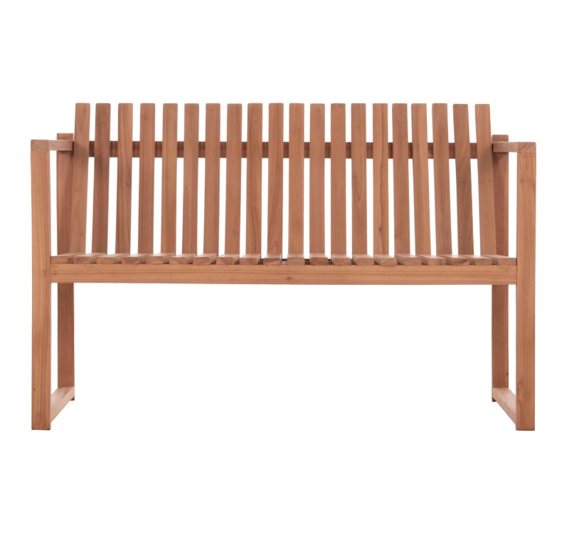 ΠΑΓΚΑΚΙ ΚΗΠΟΥ 2ΘΕΣΙΟ VED HM18124 ΞΥΛΟ TEAK--ΦΥΣΙΚΟ ΧΡΩΜΑ 130x60x86Υεκ.