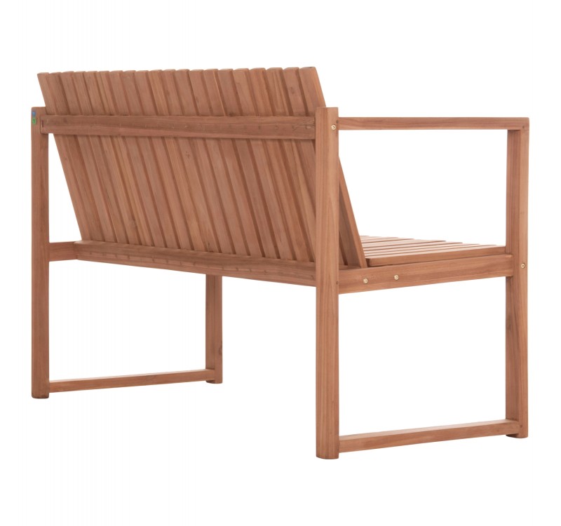 ΠΑΓΚΑΚΙ ΚΗΠΟΥ 2ΘΕΣΙΟ VED HM18124 ΞΥΛΟ TEAK--ΦΥΣΙΚΟ ΧΡΩΜΑ 130x60x86Υεκ.